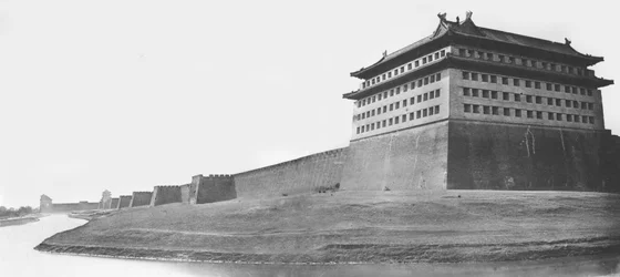 North and East Corner of the Wall of Peking